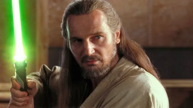 Liam Neeson in Star Wars: The Phantom Menace